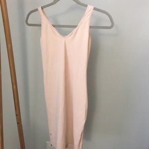 Ruby ribbon nude slip